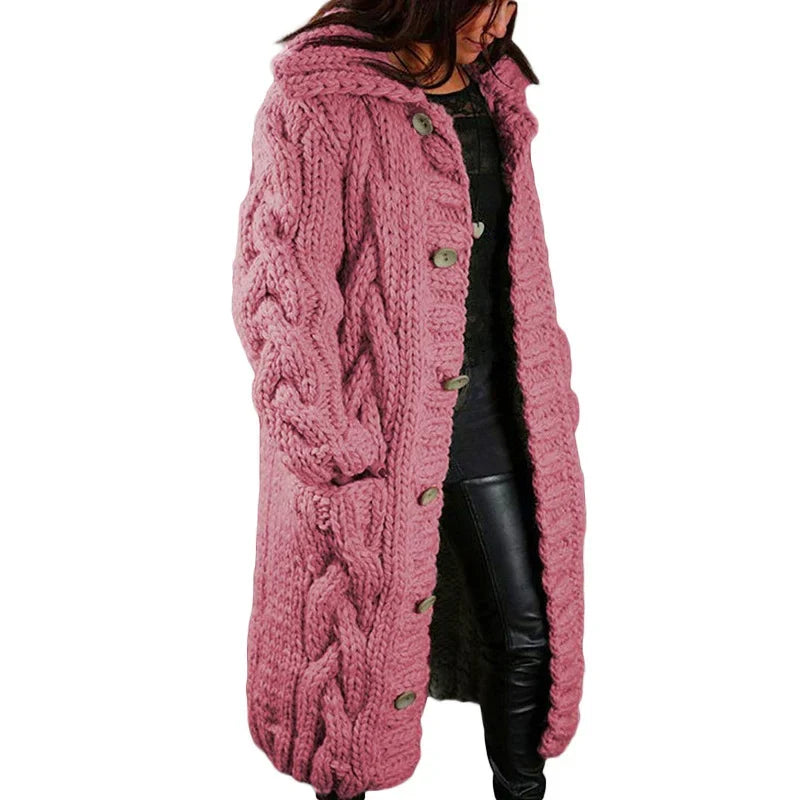 Chunky Relaxed Knit Cardigan