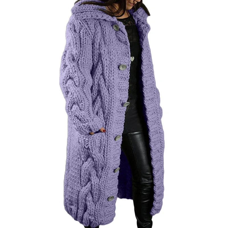 Chunky Relaxed Knit Cardigan