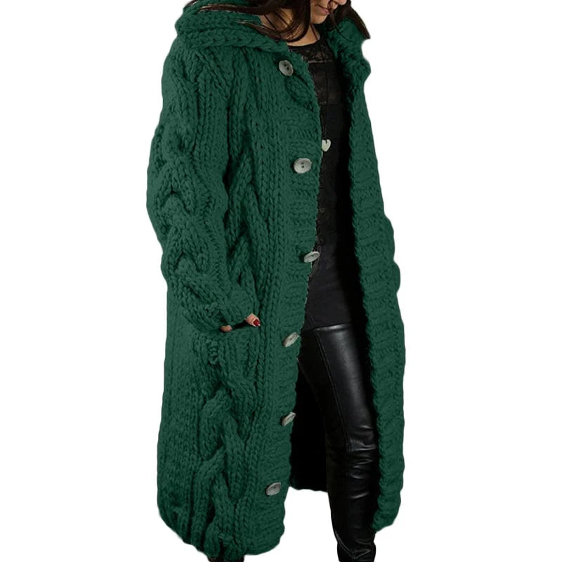 Chunky Relaxed Knit Cardigan
