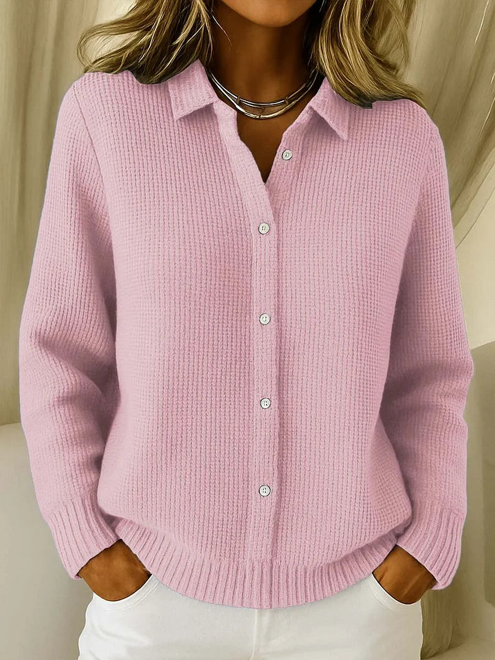 Longline Button Knit Cardigan