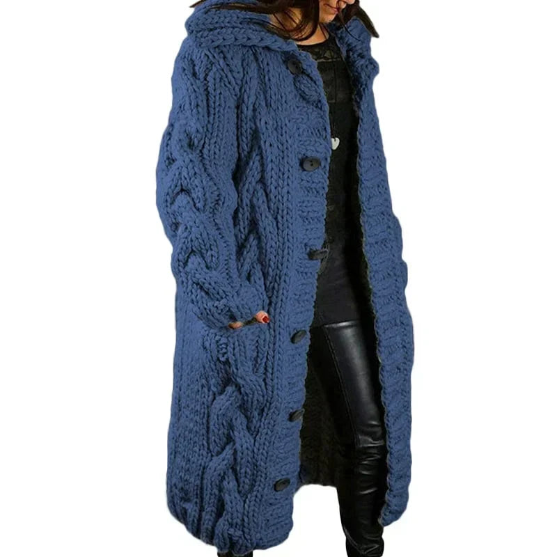Chunky Relaxed Knit Cardigan