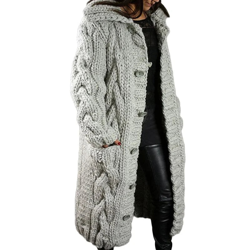 Chunky Relaxed Knit Cardigan