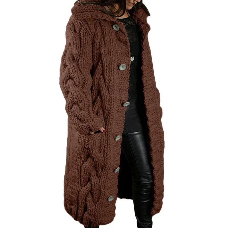 Chunky Relaxed Knit Cardigan