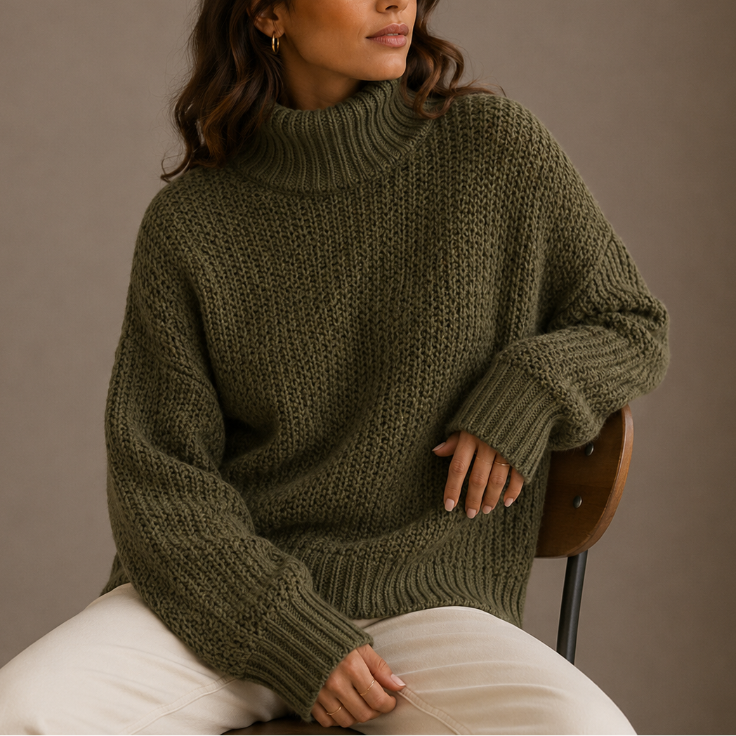 Chunky Turtleneck Sweater
