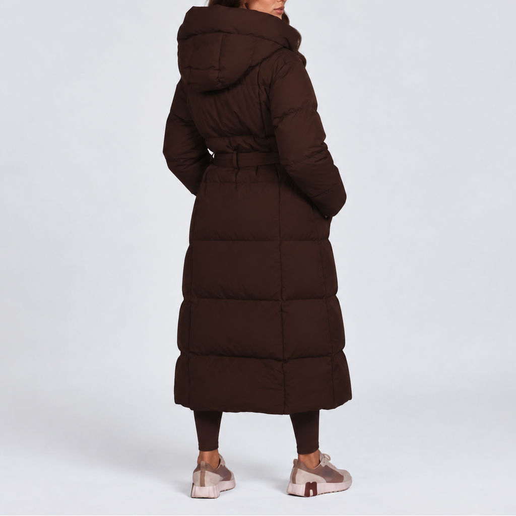 Women's Long Hooded Puffer Coat