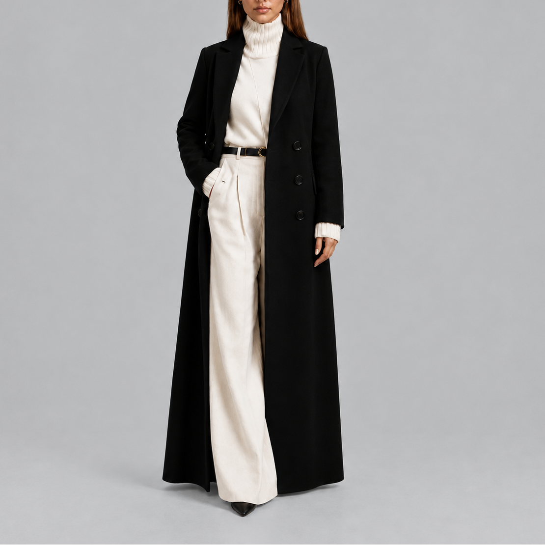 Longline Double-Breasted Coat
