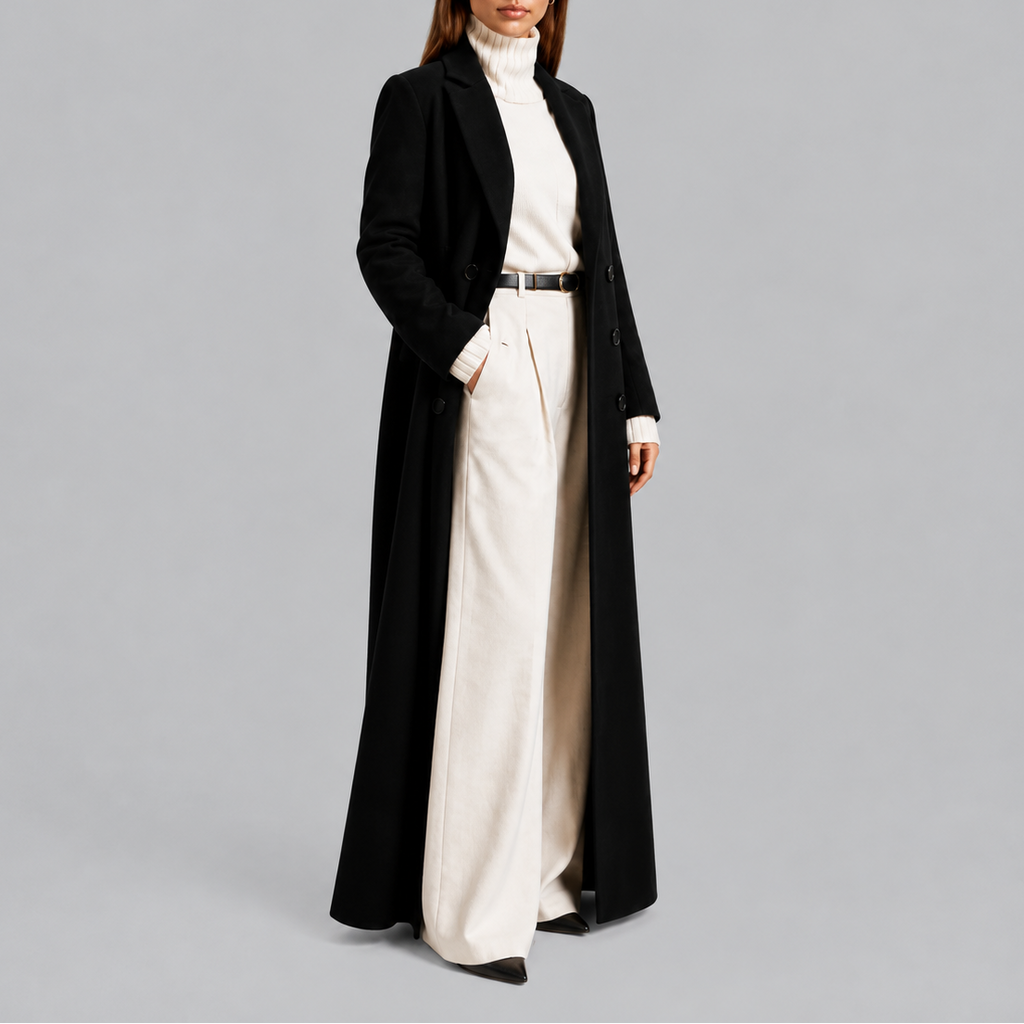 Longline Double-Breasted Coat