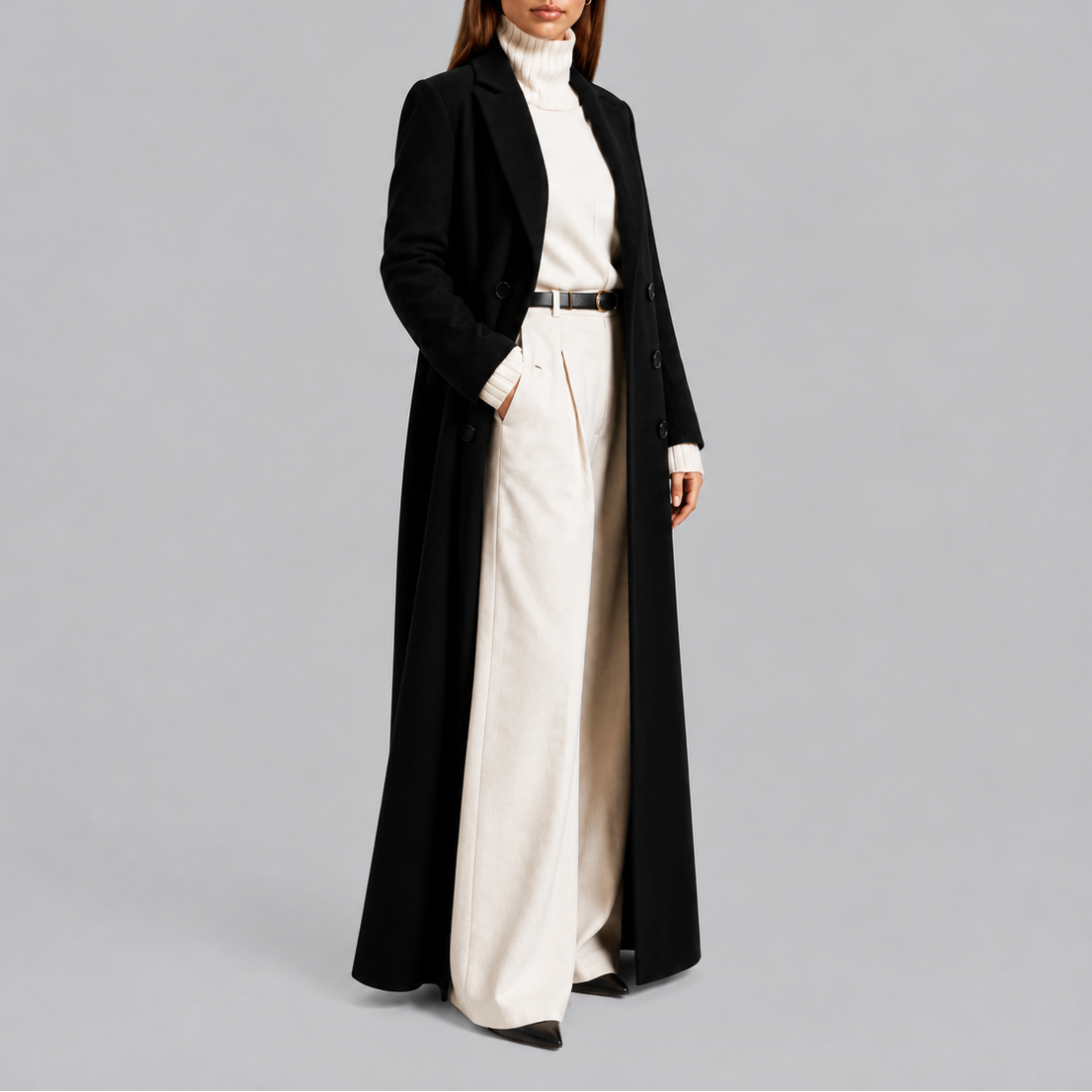 Longline Double-Breasted Coat