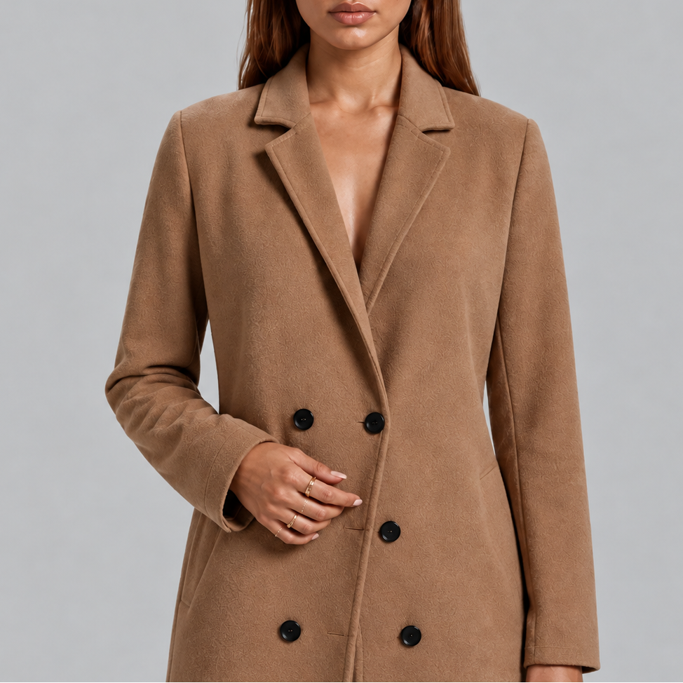 Longline Double-Breasted Coat