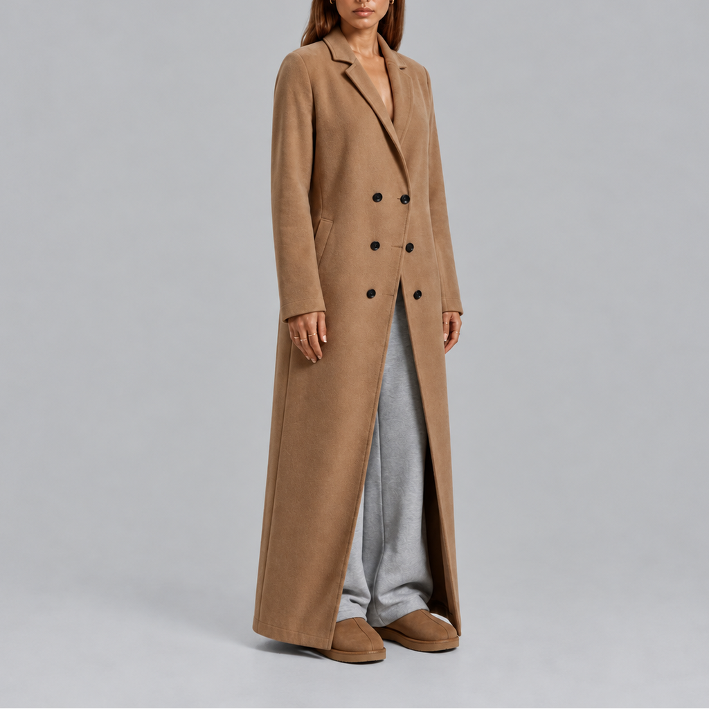Longline Double-Breasted Coat