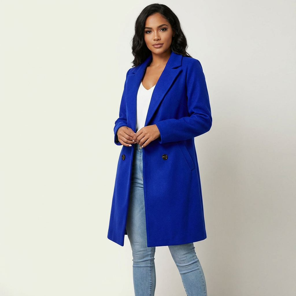 Tailored Longline Lapel Overcoat