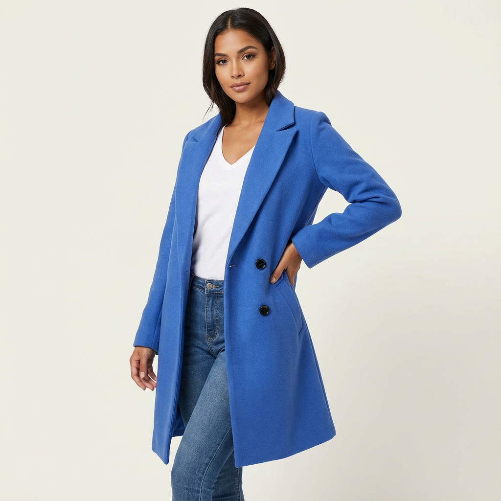 Tailored Longline Lapel Overcoat