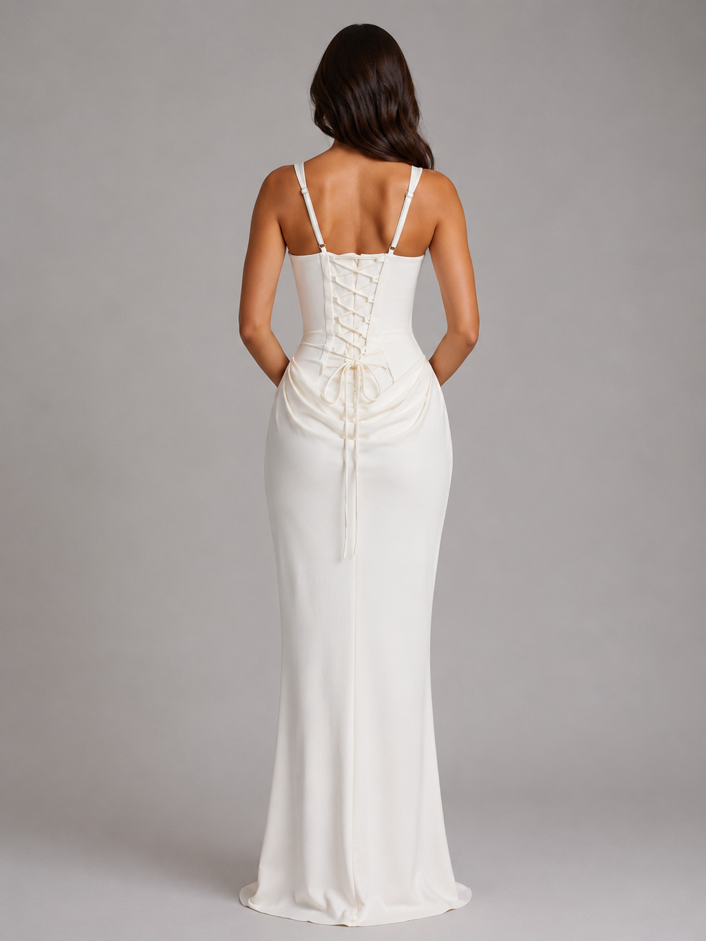 Square Neck Sculpted Maxi Dress