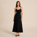 Knit A-Line Maxi Dress