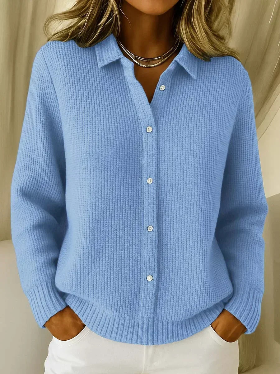 Longline Button Knit Cardigan