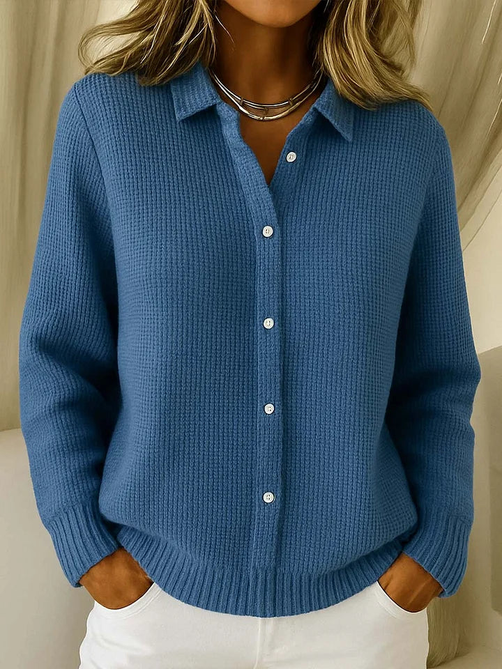 Longline Button Knit Cardigan