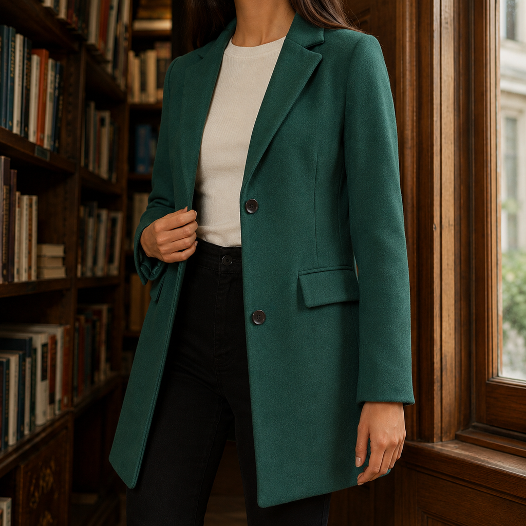 Notch Lapel Tailored Jacket