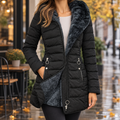 Plush-Lined Longline Puffer Jacket