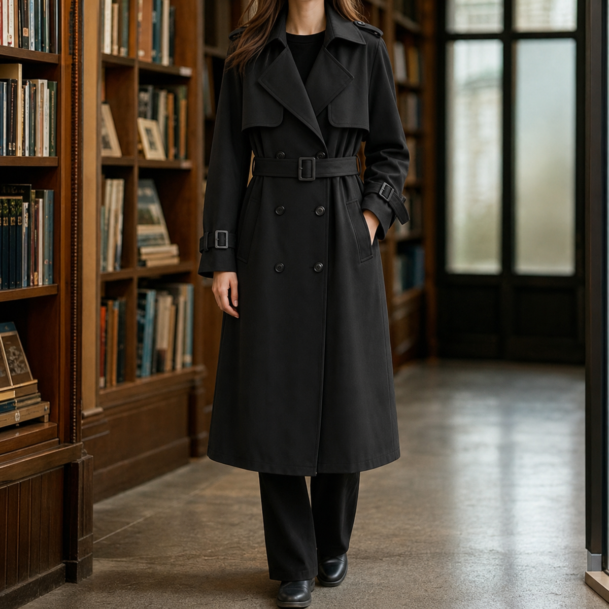 Belted Tailored Overcoat