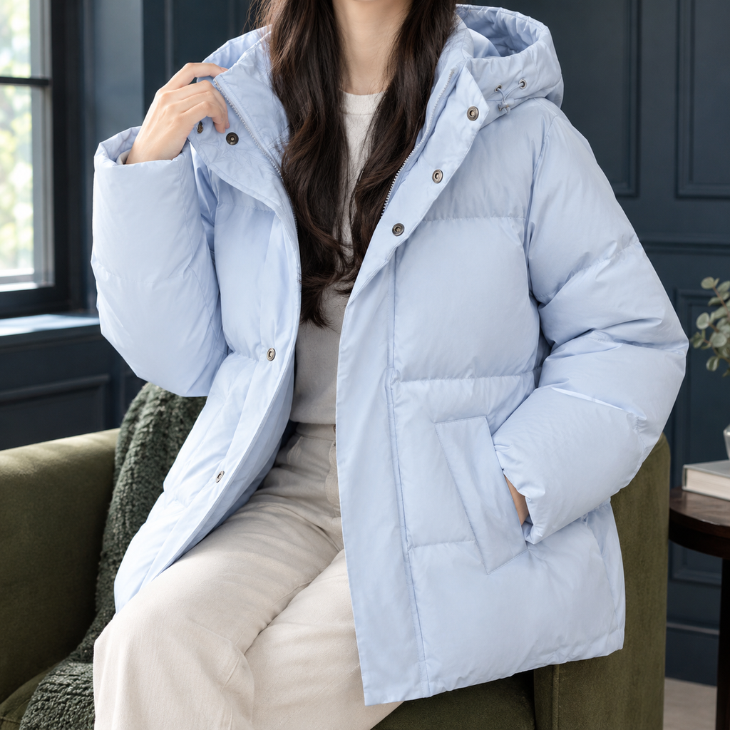 Hooded Down Puffer Jacket