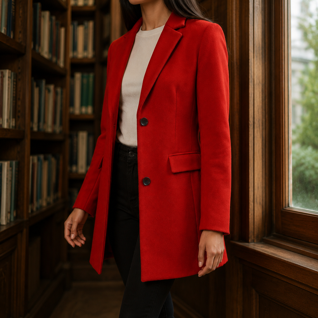 Notch Lapel Tailored Jacket