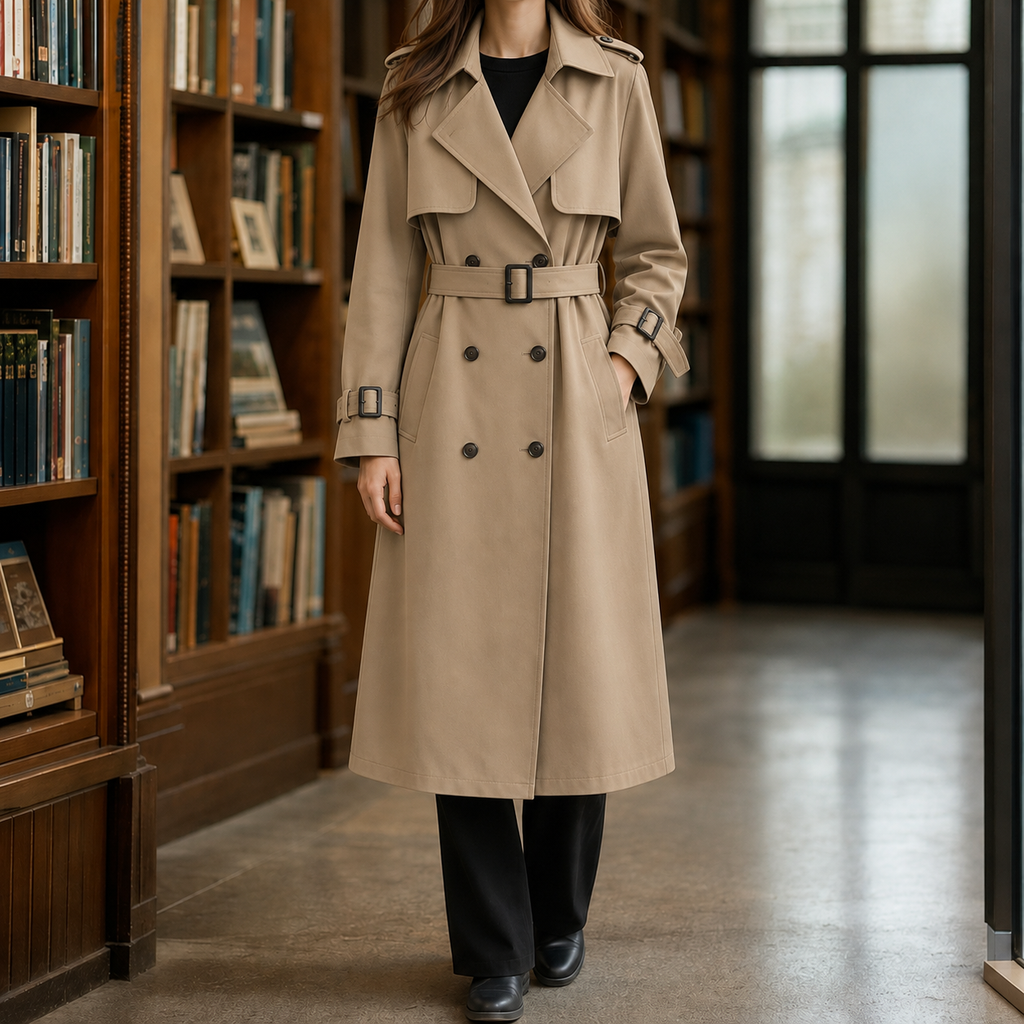 Belted Tailored Overcoat